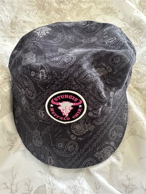 Black Paisley Bucket Hat